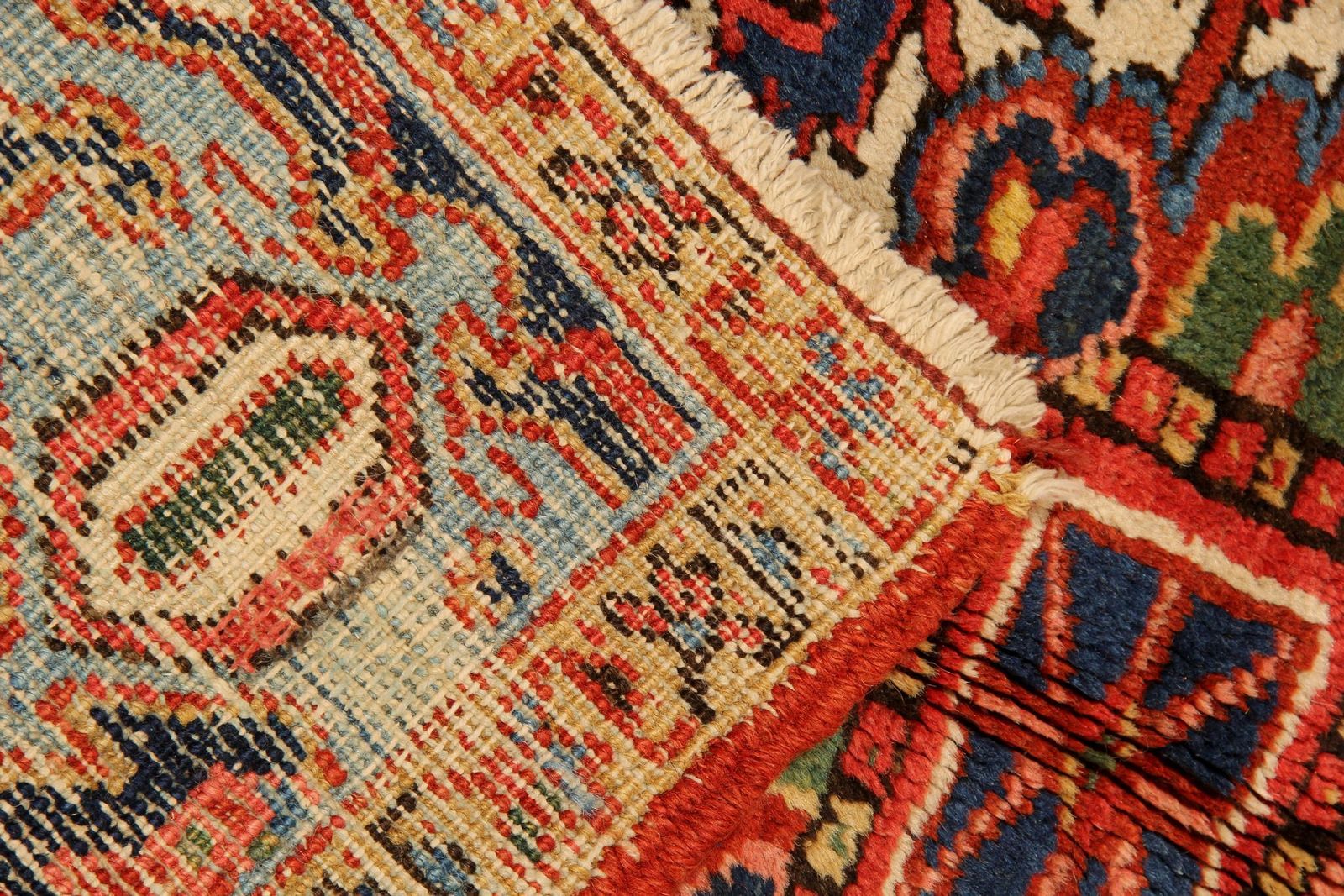 photo furniture Large Red Oriental Geometric Rug Handwoven Wool Rustic Rugs For Sale 232x333cm