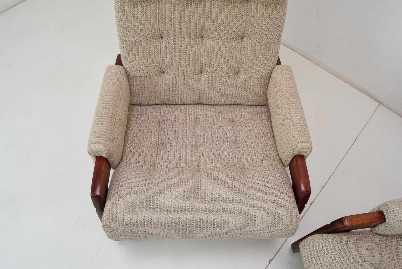 photo buy Pair Of Mid Century Design Rocking Armchairs,1980's.