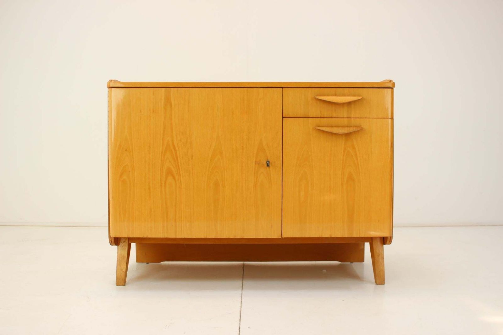 Mid Century Cabinet High Gloss By Tatra Pravenec, 1970s Czechoslovakia photo for sale