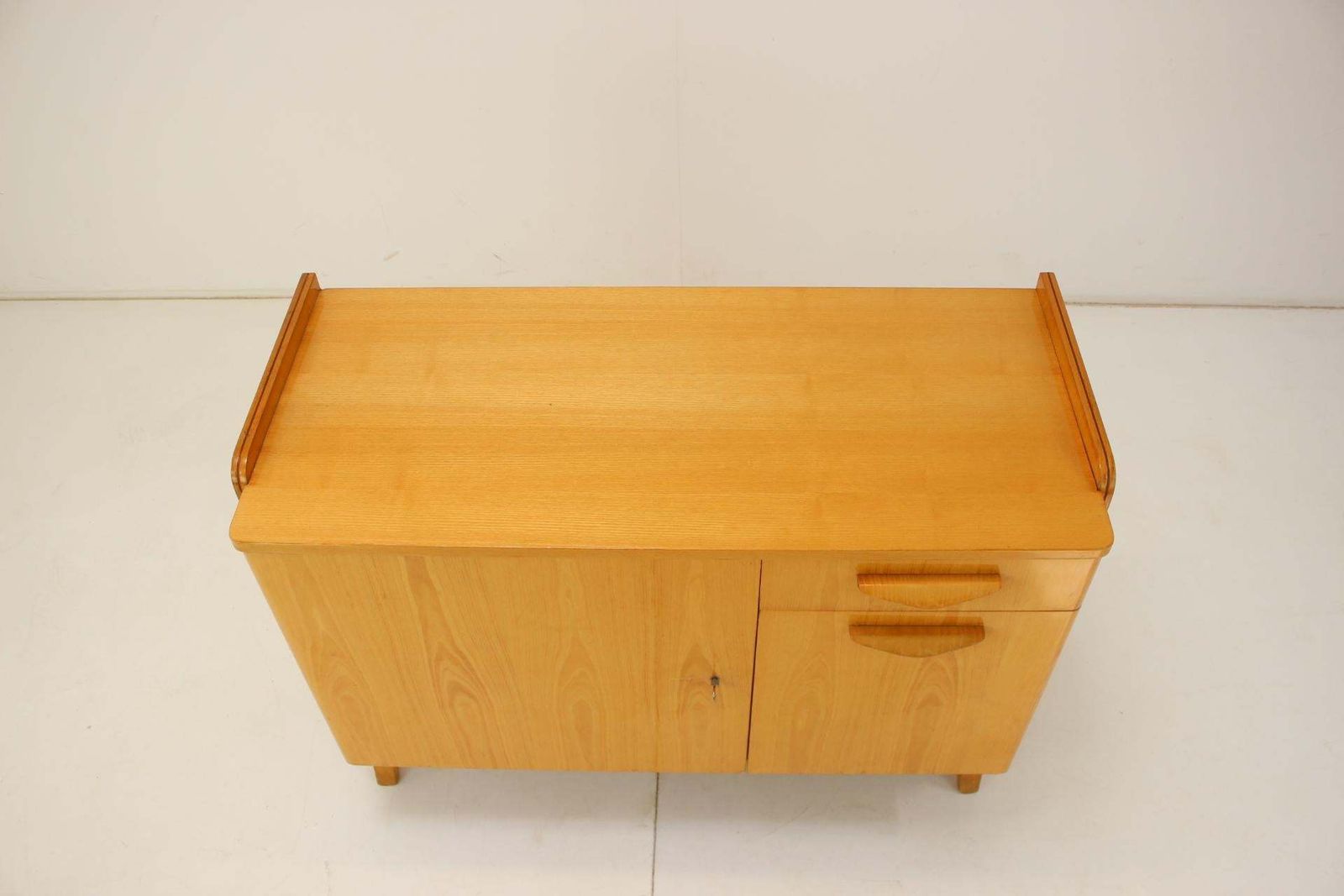 Mid Century Cabinet High Gloss By Tatra Pravenec, 1970s Czechoslovakia photo Furniture