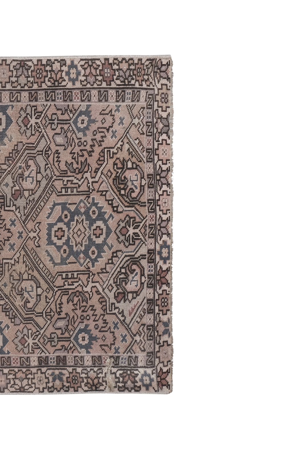Vintage Caucasian Perpedil Rug 3'3'' X 4'6'' photo vinterior