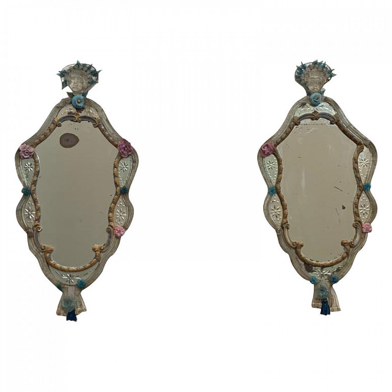 Pair Of Mirrors In The Venetian Baroque Style, 1700s