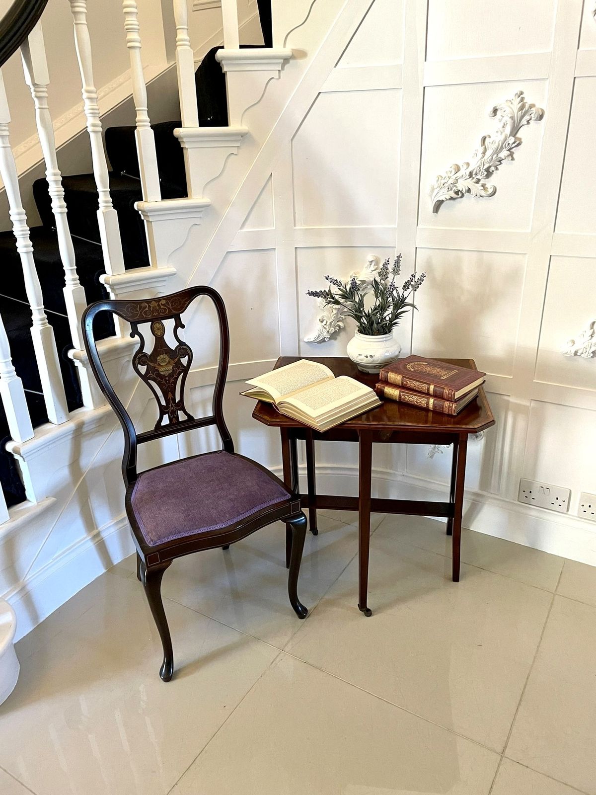 Antique Quality Inlaid Mahogany Sutherland Table photo for sale