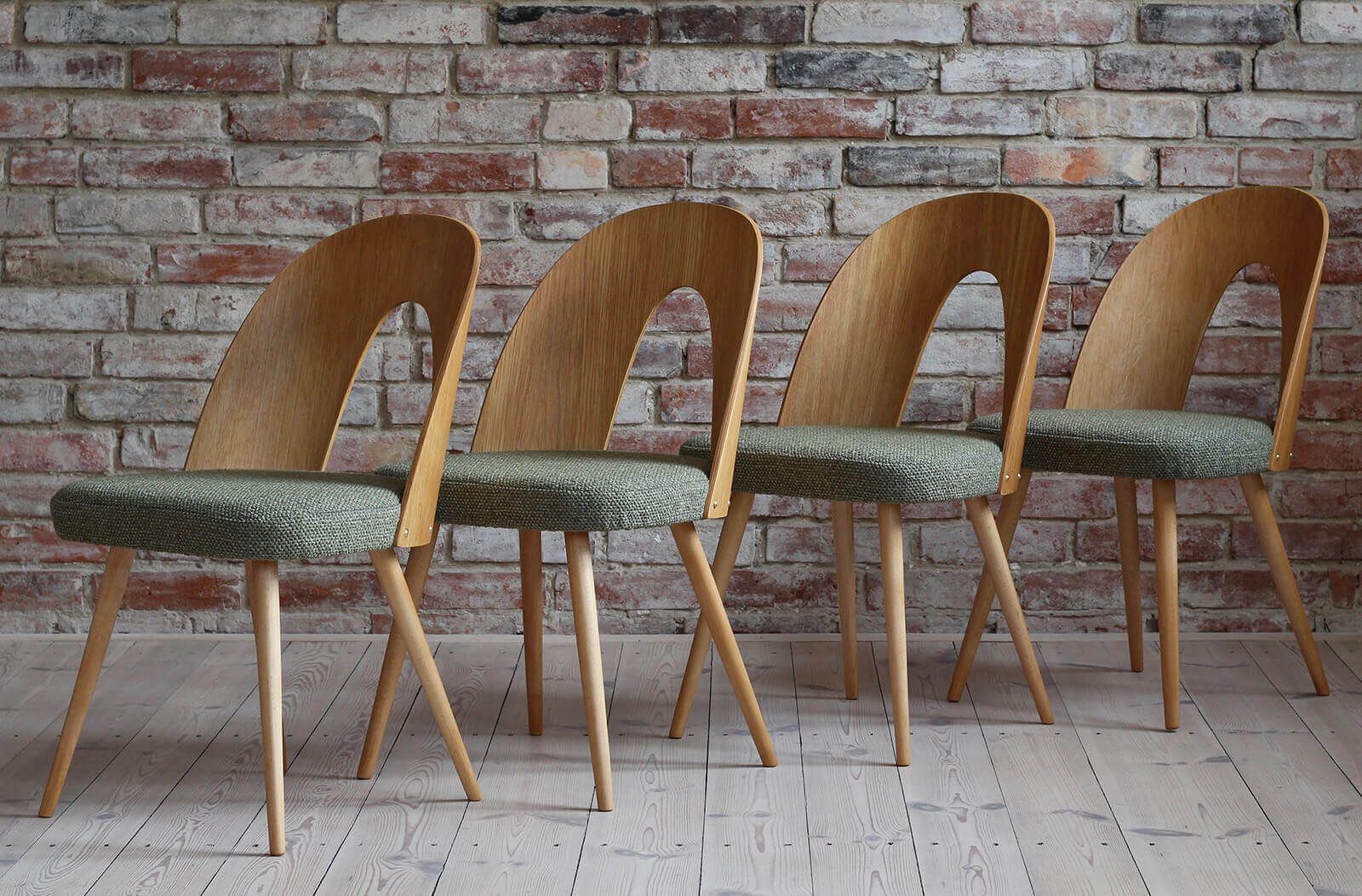 Set Of 10 Midcentury Dining Chairs By A.šuman photo furniture