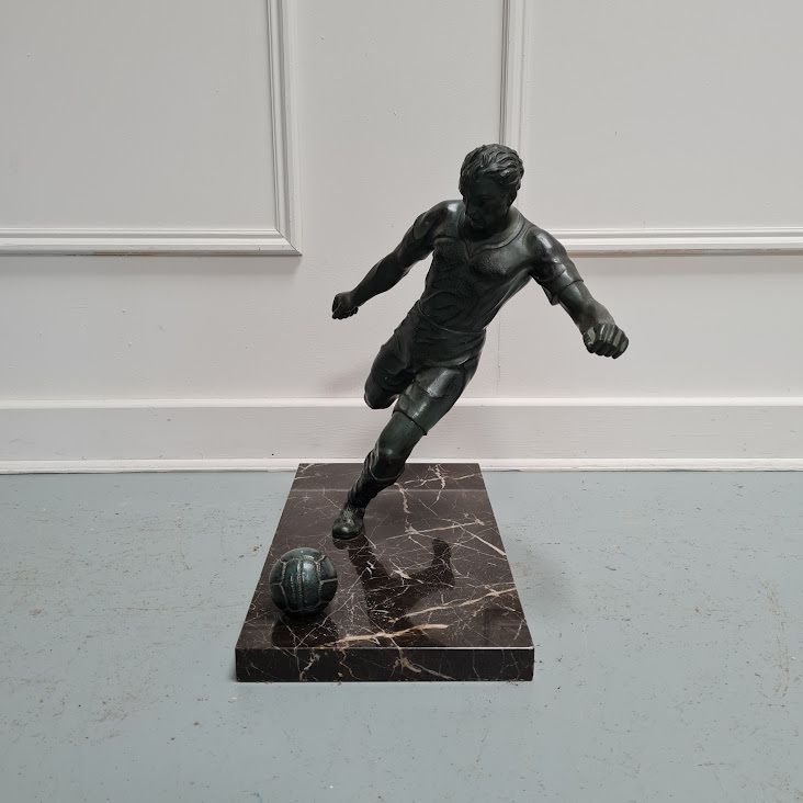 Decorative Large Figure Of Footballer C1950 Free Delivery photo furniture