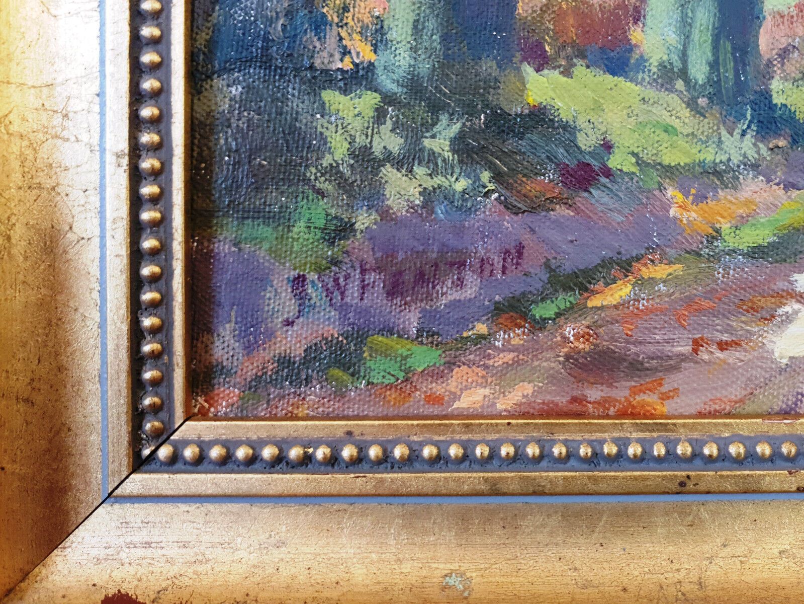 Oil On Board By John Warren Fenton. Rural Landscape. Probably Suffolk photo for sale