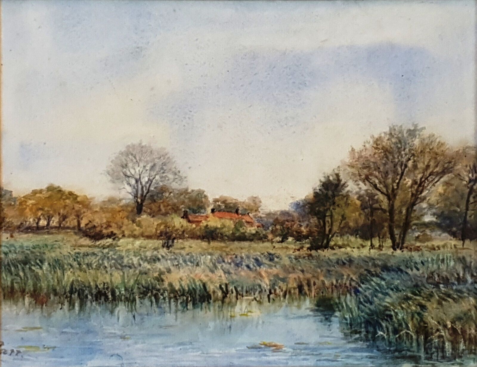 Framed And Glazed Landscape Watercolour By Frederick Parr. Untitled photo furniture