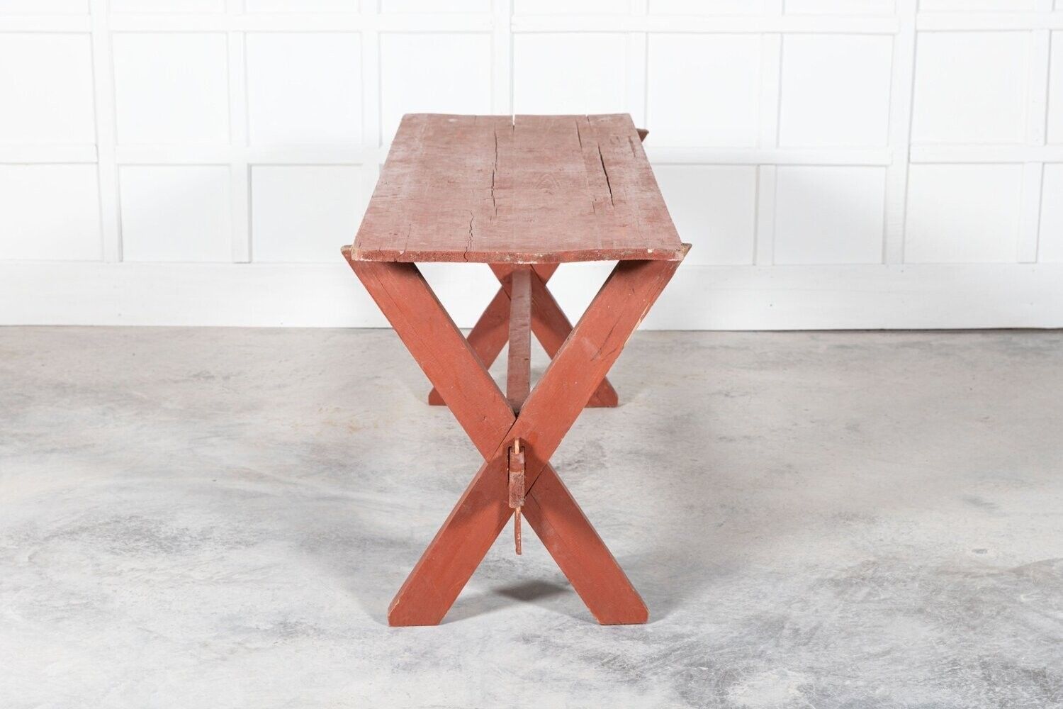 19thc French Gypsy Trestle Table photo buy