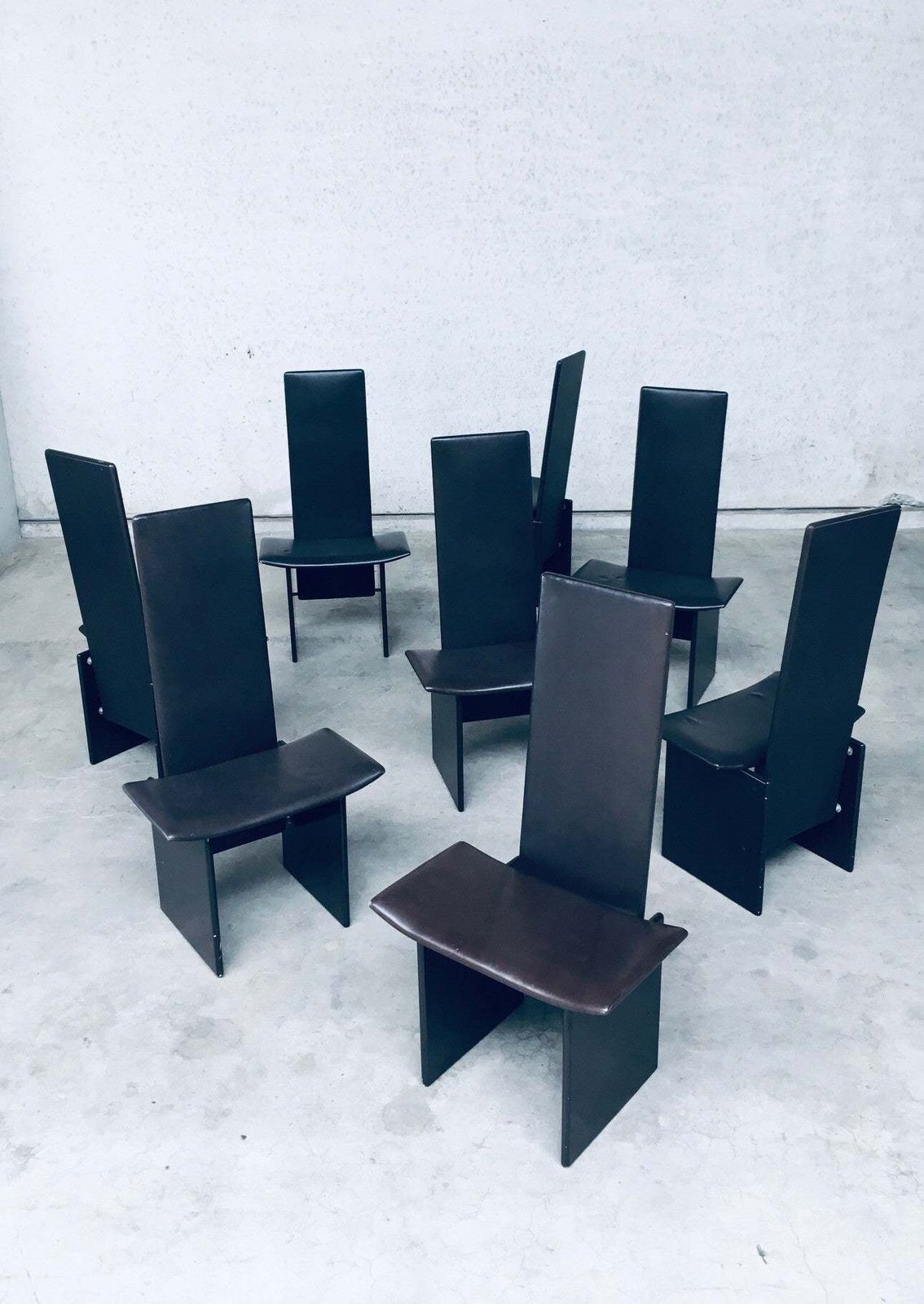Postmodern Design Rennie Dining Chair Set By Kazuhide Takahama For Simon Gavina, Italy 1980's photo 3100.0