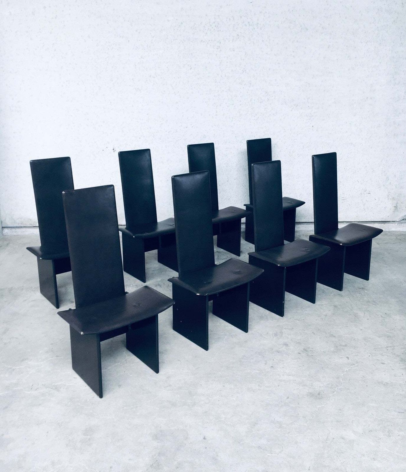 3100.0 Postmodern Design Rennie Eetkamerstoelen, Set Van Kazuhide Takahama Voor Simon Gavina, Italië, Jaren 1980 photo