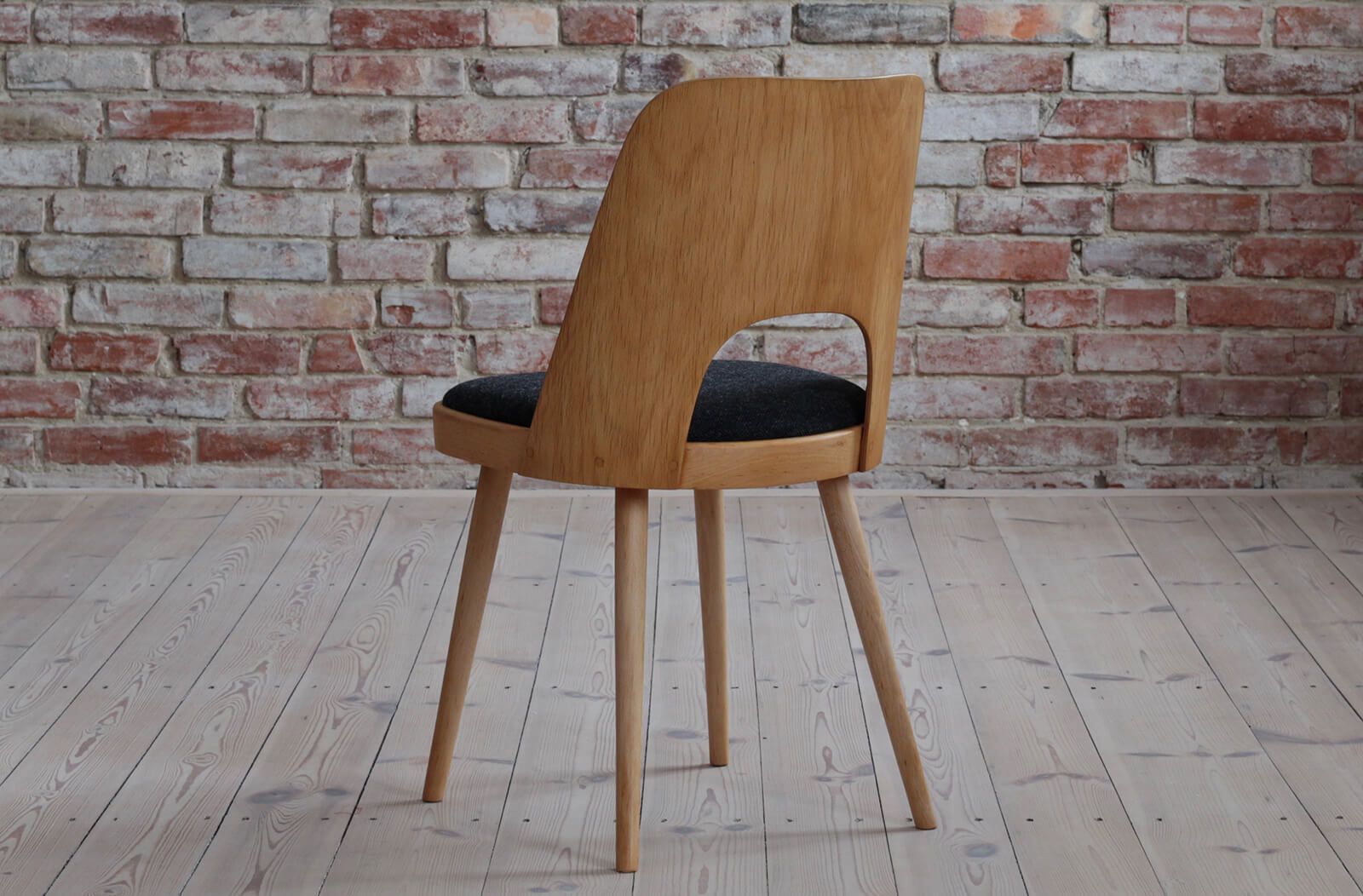 Furniture Set Of 8 Dining Chairs By Oswald Haerdtl, Reupholstered In Kvadrat Fabric photo