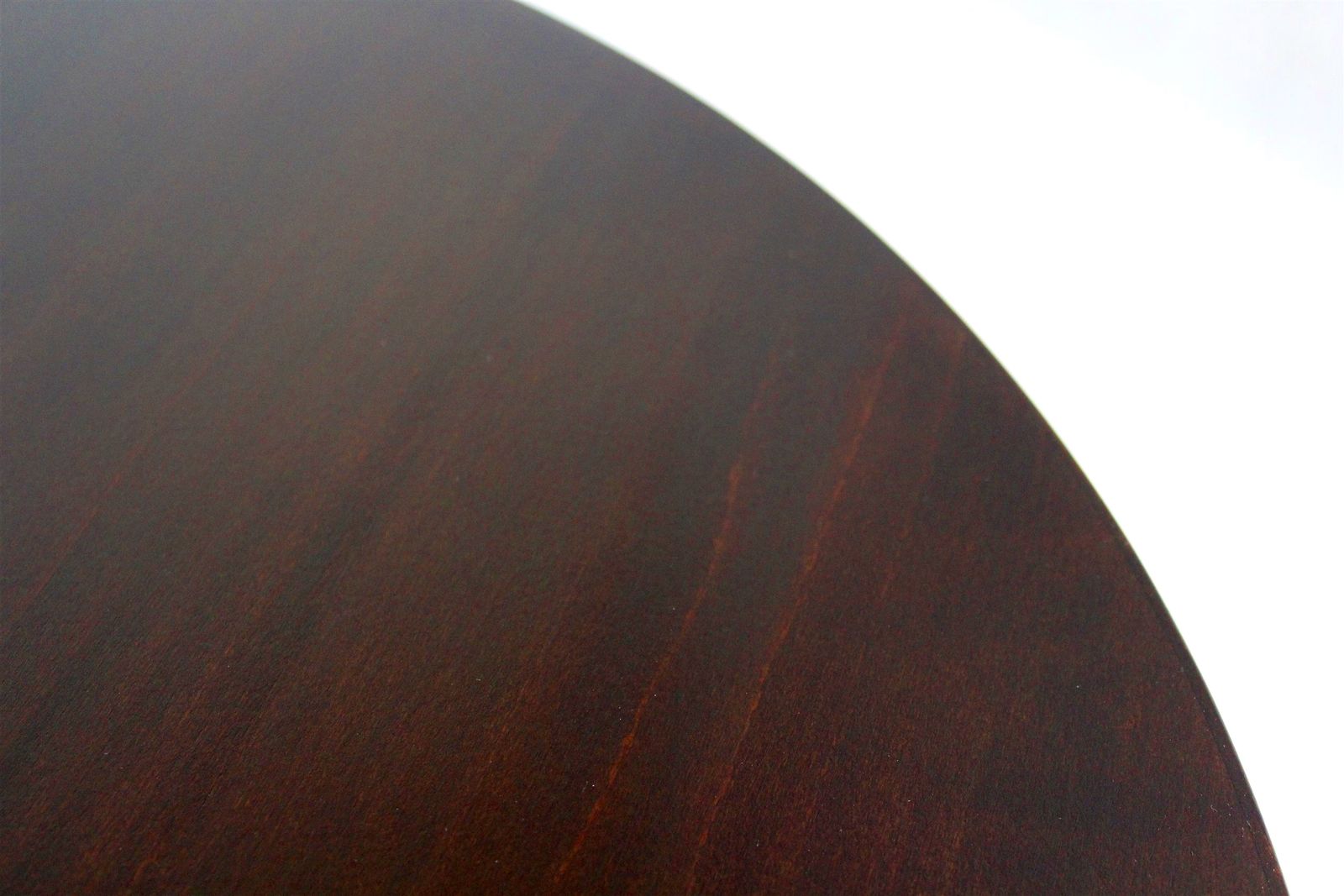photo furniture Restored Wooden Round Coffee Table, Czechoslovakia, 1970s