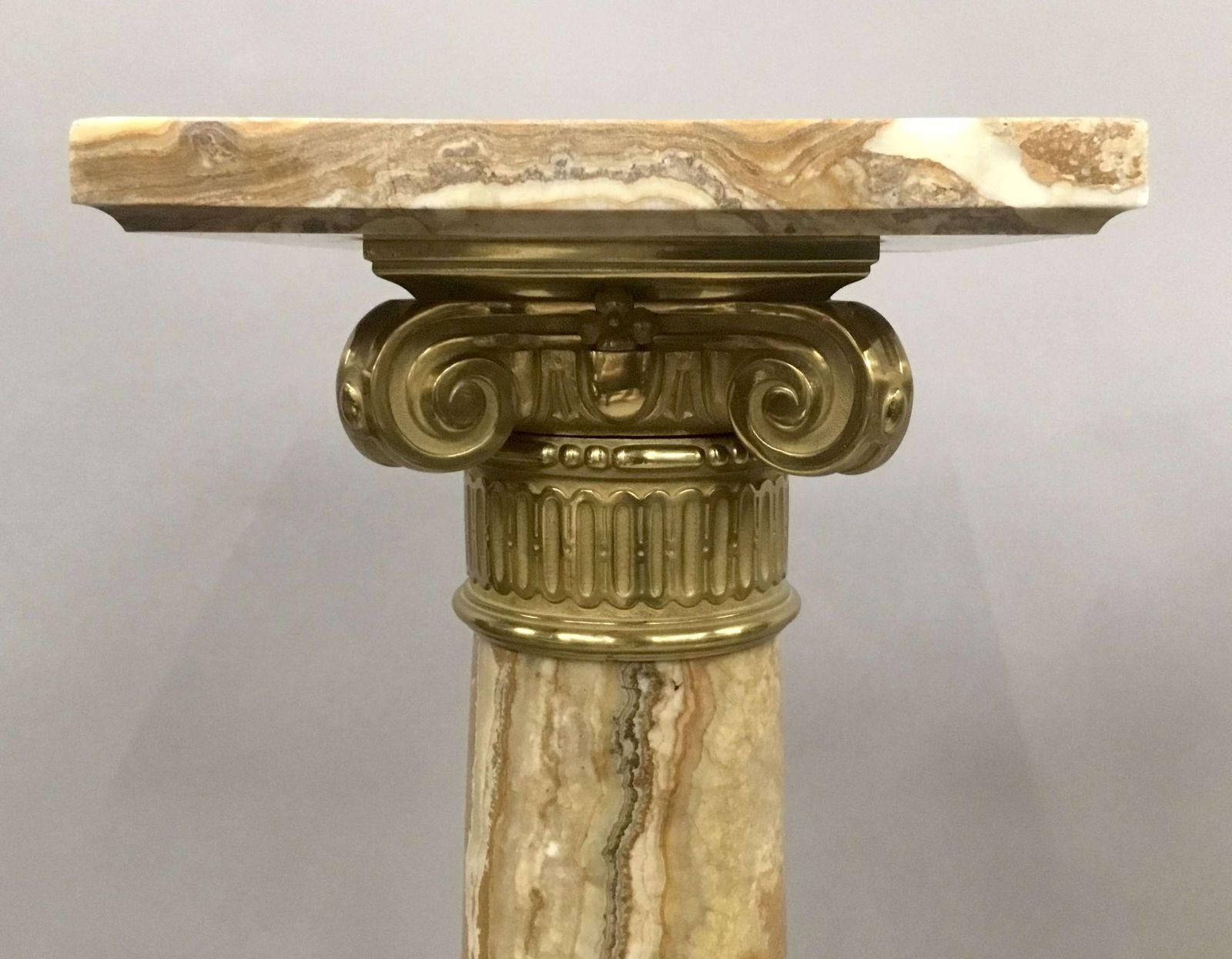 A Splendid C19th Pair Of Marble And Ormolu Pedestal Columns photo 6050.0