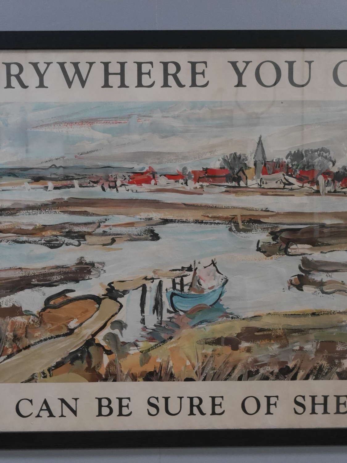Scarce Shell Motor Spirit Advertising Poster photo Art