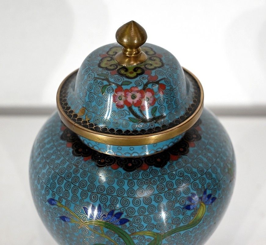 Potiche In Cloisonné Enamels And Bronze, Japan   Late 19th Century photo 700.4