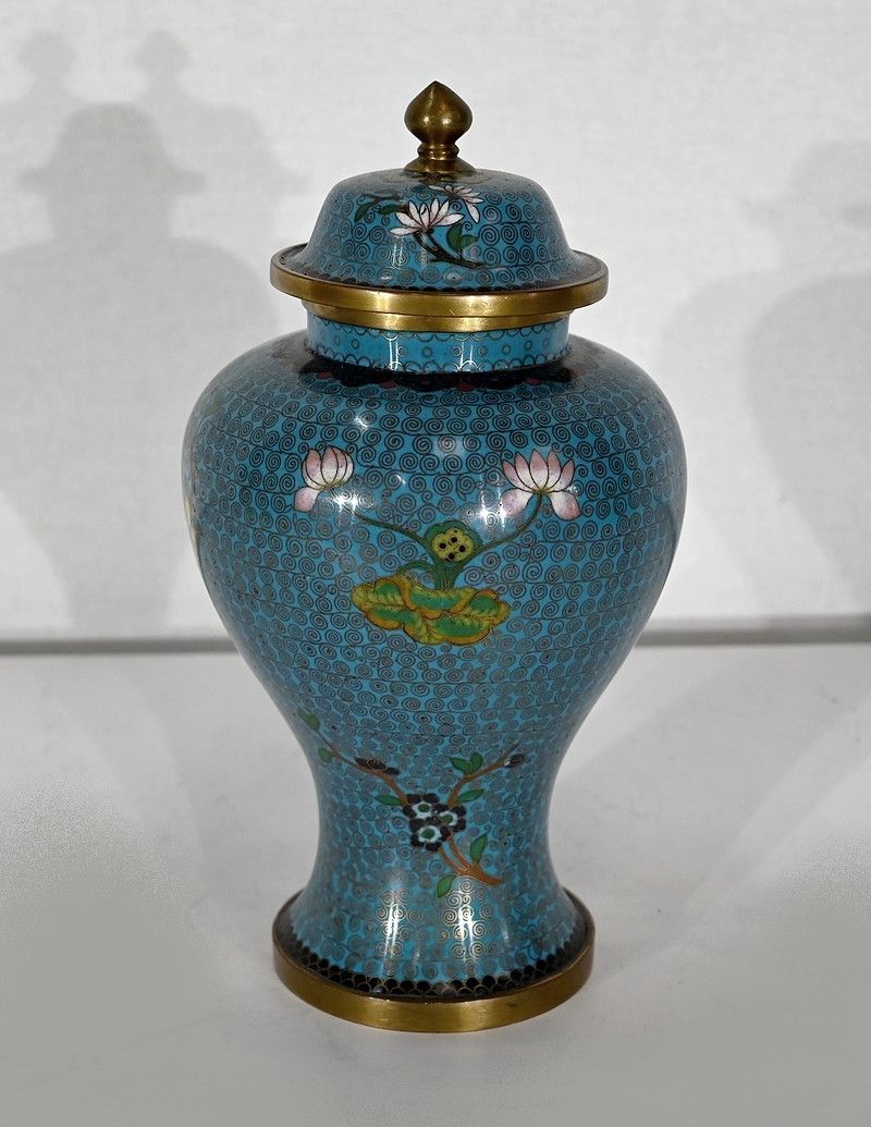 photo furniture Potiche In Cloisonné Enamels And Bronze, Japan   Late 19th Century