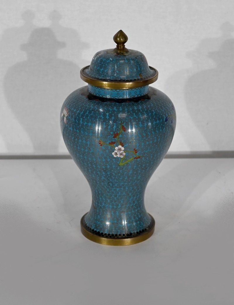 Home Decor Potiche In Cloisonné Enamels And Bronze, Japan   Late 19th Century photo