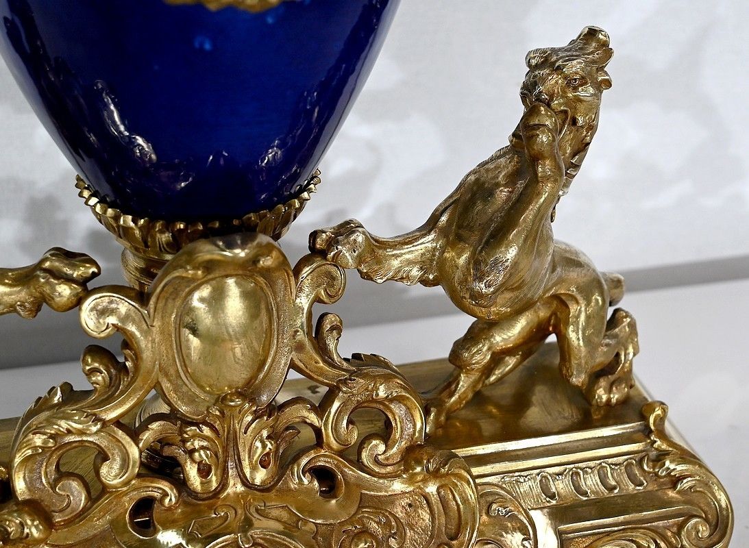 photo furniture Important Gilt Bronze Fireplace Trim, Louis XVI Style, 20 Th