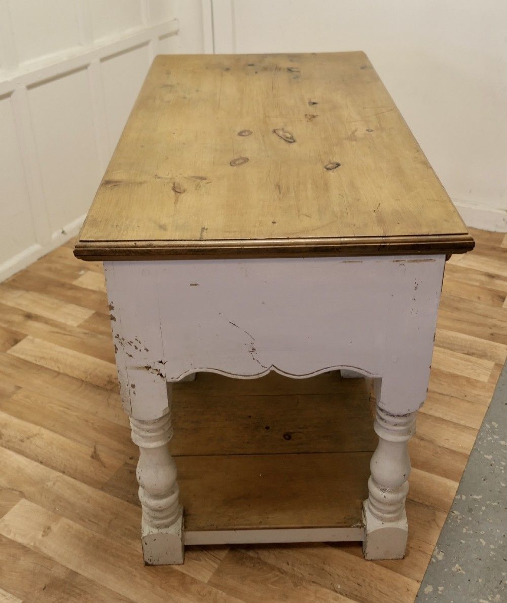 Vintage Double Sided Pine Pot Board Dresser, Kitchen Island photo 1194.0