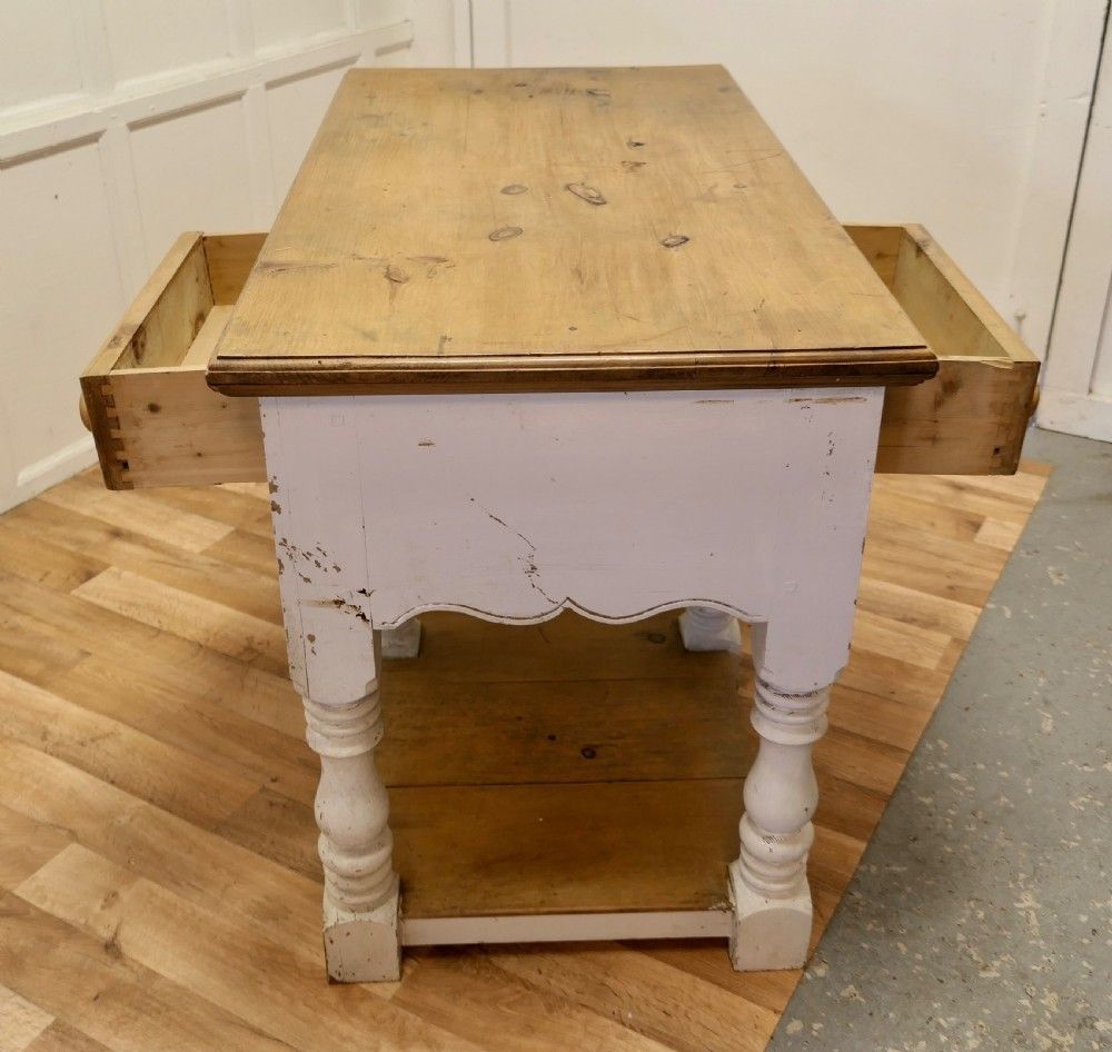 Vintage Double Sided Pine Pot Board Dresser, Kitchen Island photo buy