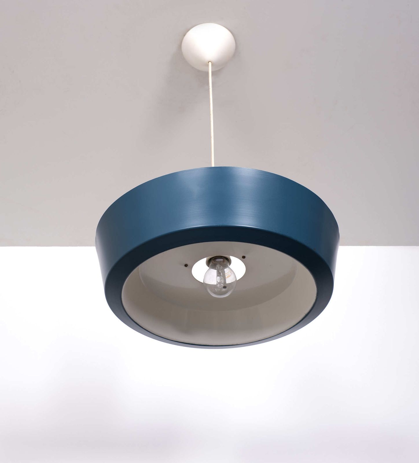 Metal Chandelier Anvia Holland 1960s J M Hoogervorst photo Lighting