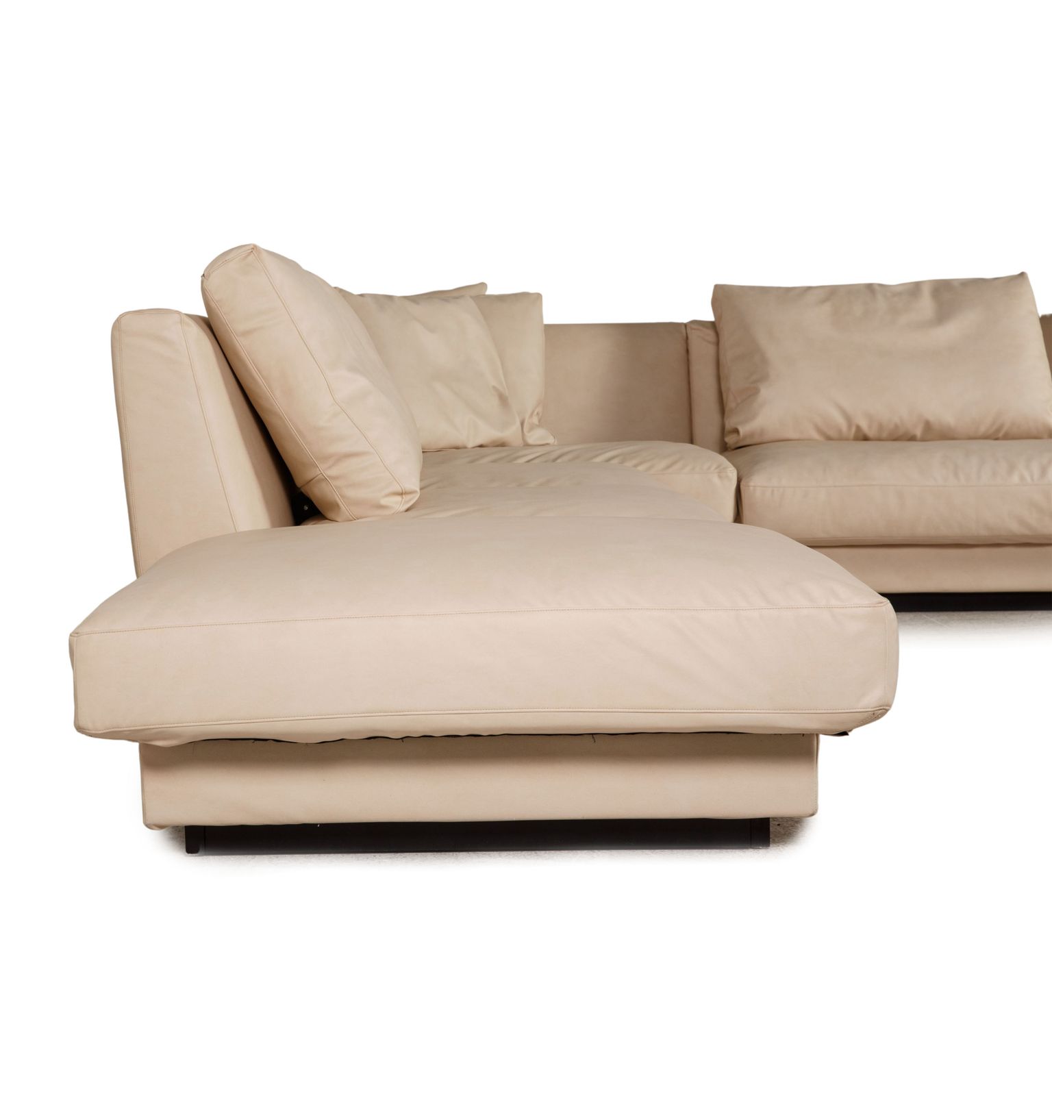 Canapé d'angle Walter Knoll Grand Suite en tissu, coloris crème photo vinterior