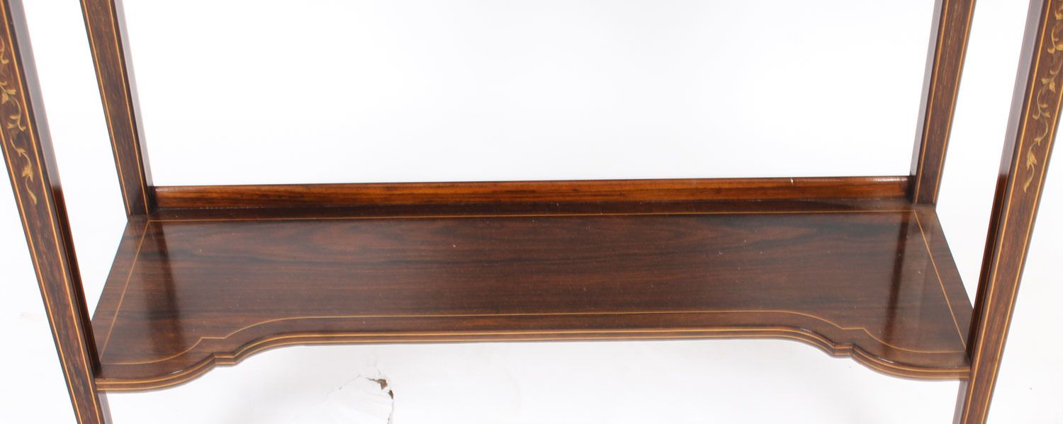 4750.0 Edwardian Inlaid Display Cabinet By Edwards & Roberts 19th C photo