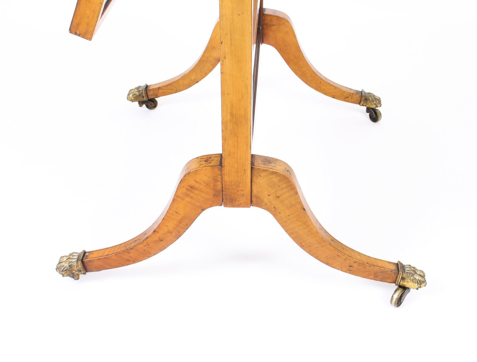 photo furniture Edwardian Satinwood Marquetry Inlaid Cheval Mirror C.1900