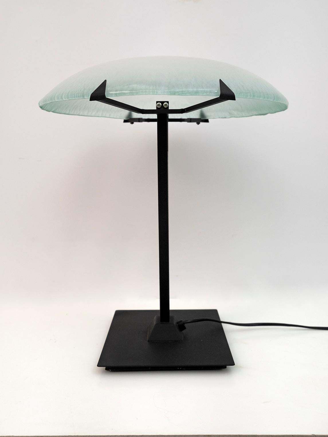 photo vinterior Post Modern Italian Murano Glass Mushroom Table Lamp, 1980s