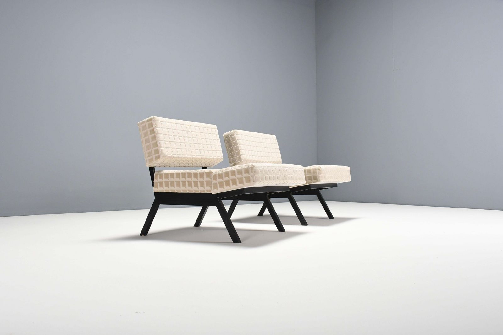 Set Italian Of ‘Panchetto’ Reclining Chairs By Rito Valla For Ipe, Italy 1960s photo furniture