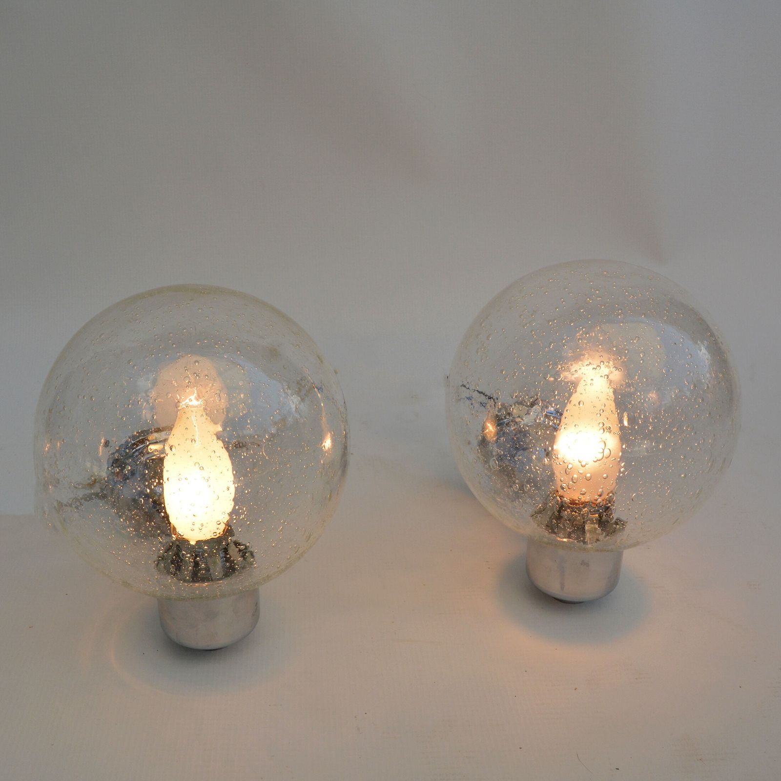 1980s Pair Of Wall Lamps, Karl Lenz, Germany photo for sale