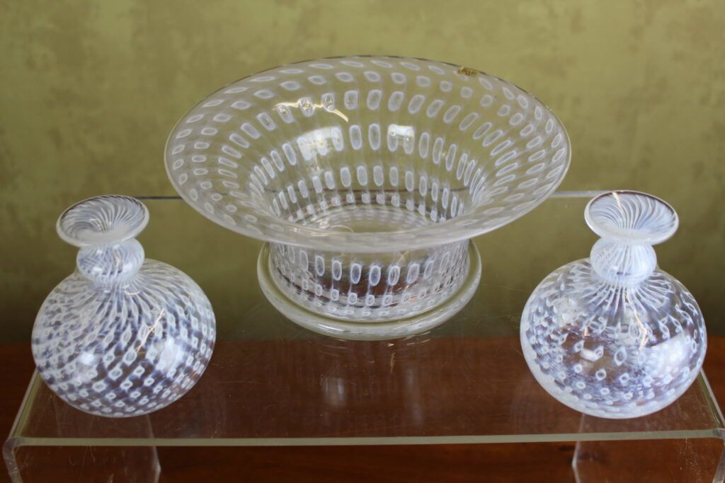 1960’s Cirrus Glass Bowl By Bertil Vallien For Boda Afors photo for sale