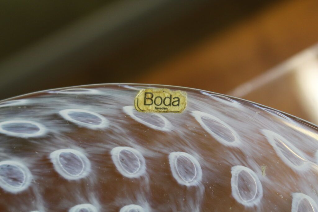 1960’s Cirrus Glass Bowl By Bertil Vallien For Boda Afors photo 350.0