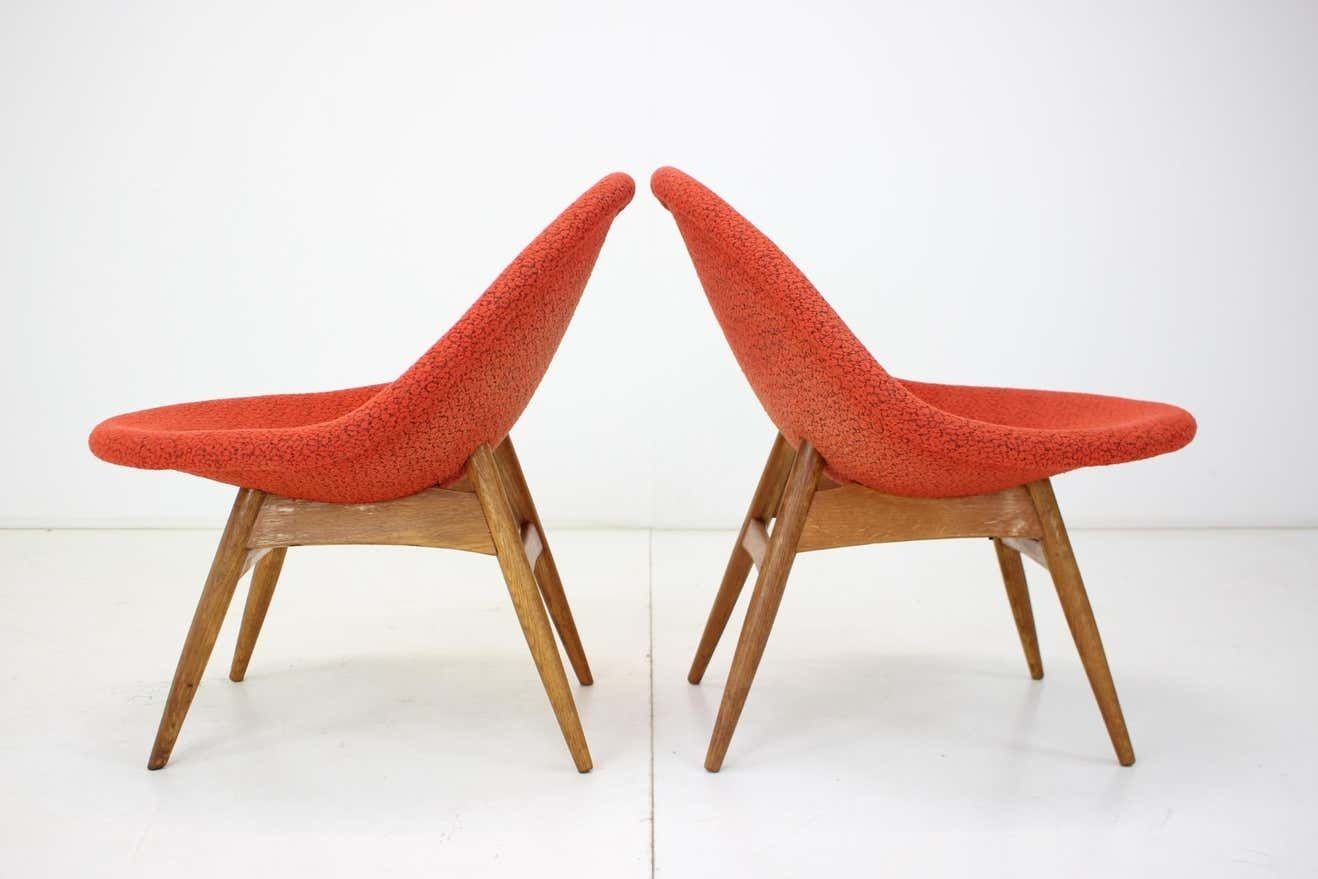 1960s Pair Of Miroslav Navratil Armchairs Czechoslovakia photo 1283.0