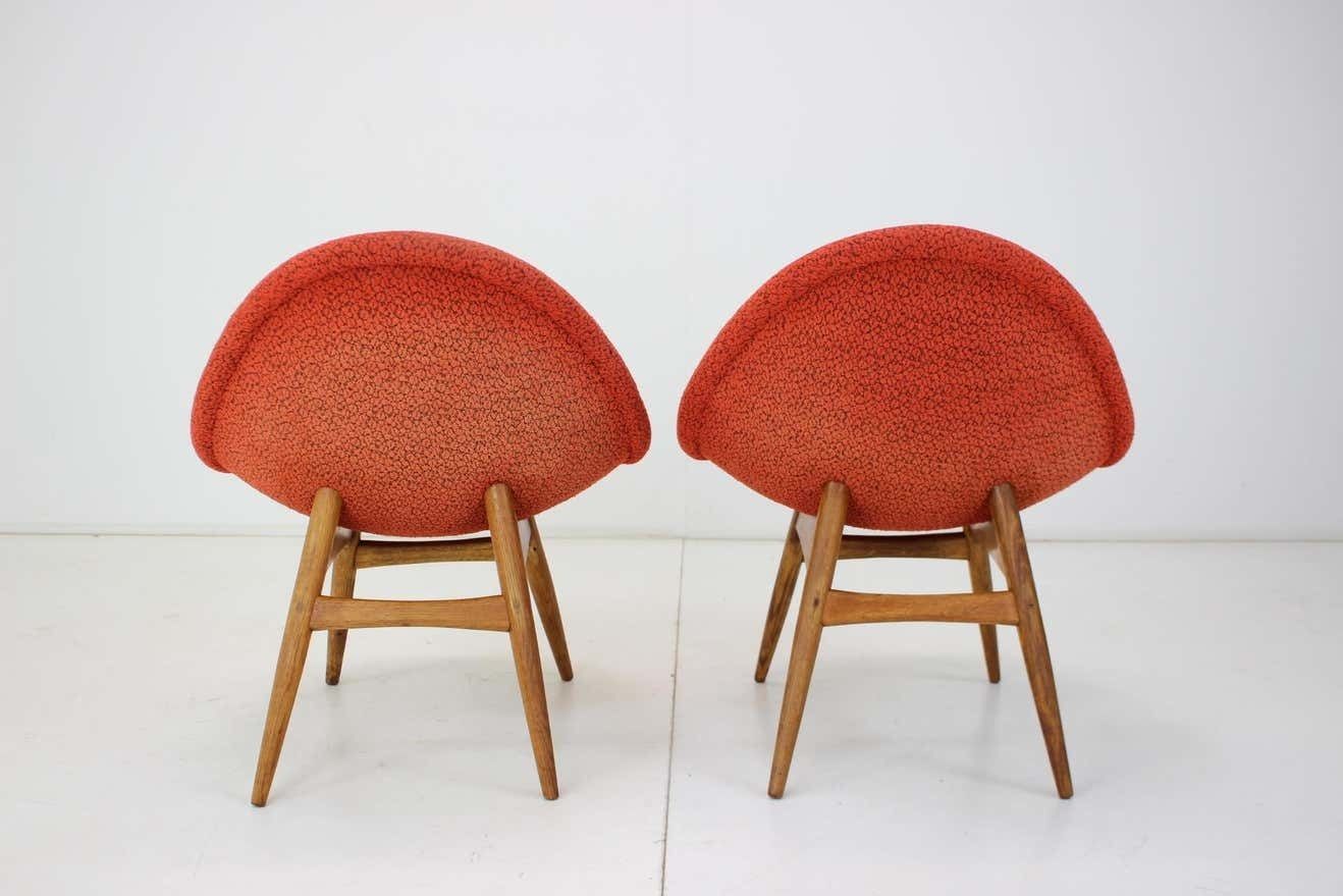 1960s Pair Of Miroslav Navratil Armchairs Czechoslovakia photo vinterior
