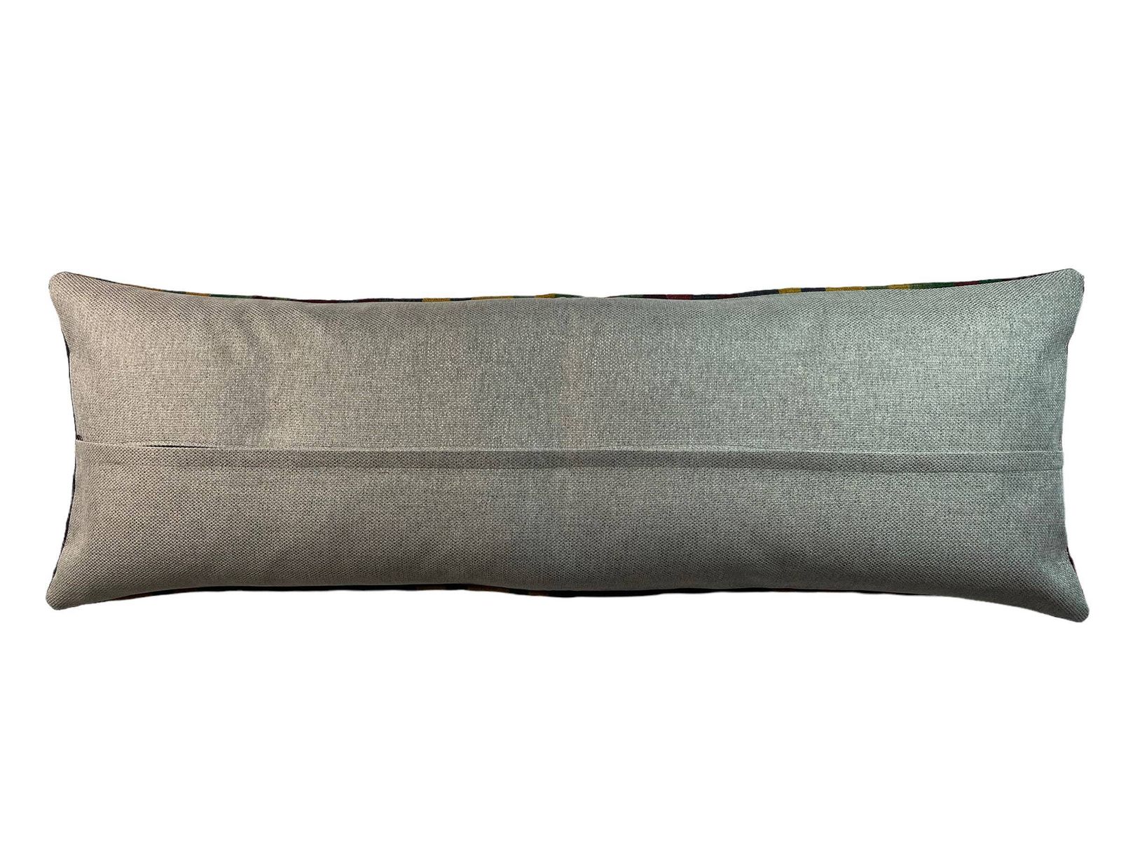 Einzigartige Kelim Kissen, Turkish Kilim Pillow, 16'×48' Pillow Cover, Sofa Pillow, Outdoor Pillow, Kilim Kissenhülle 120x40 Cm photo for sale
