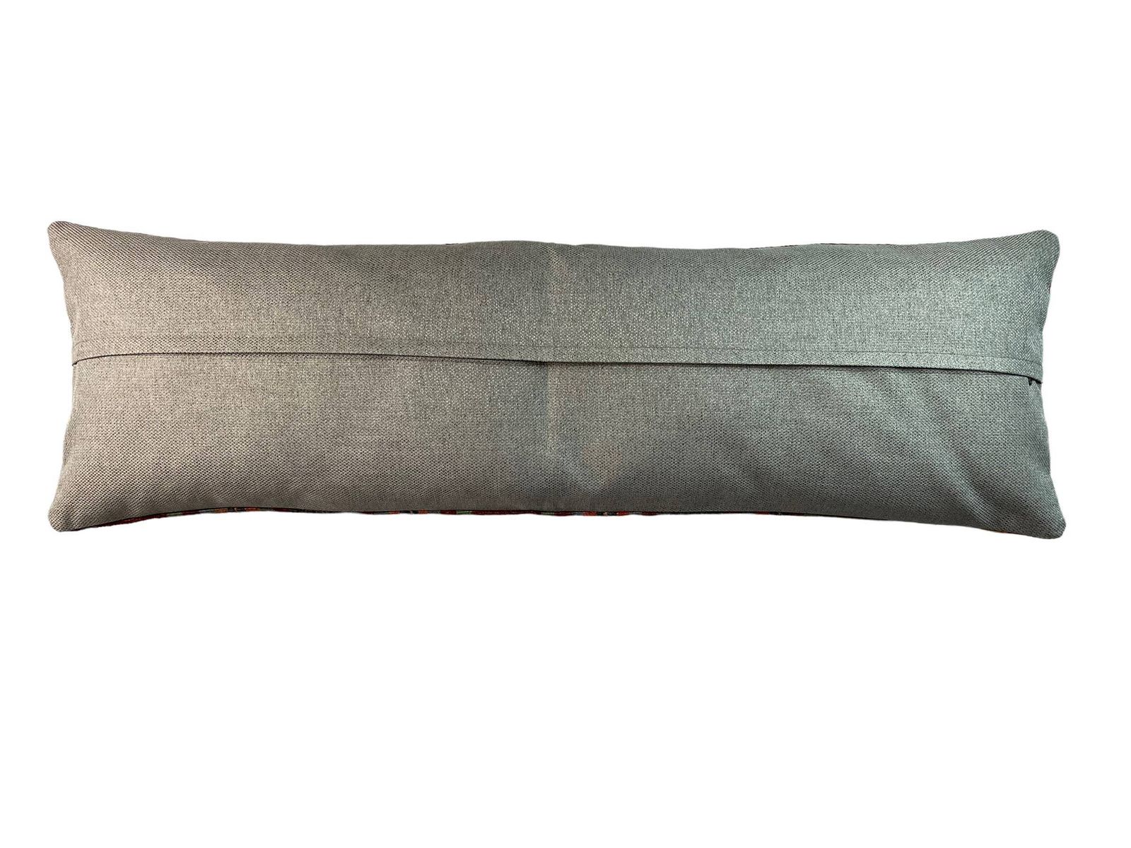 Einzigartige Kelim Kissen, Turkish Kilim Pillow, 16'×48' Pillow Cover, Sofa Pillow, Outdoor Pillow, Kilim Kissenhülle 120x40 Cm photo furniture