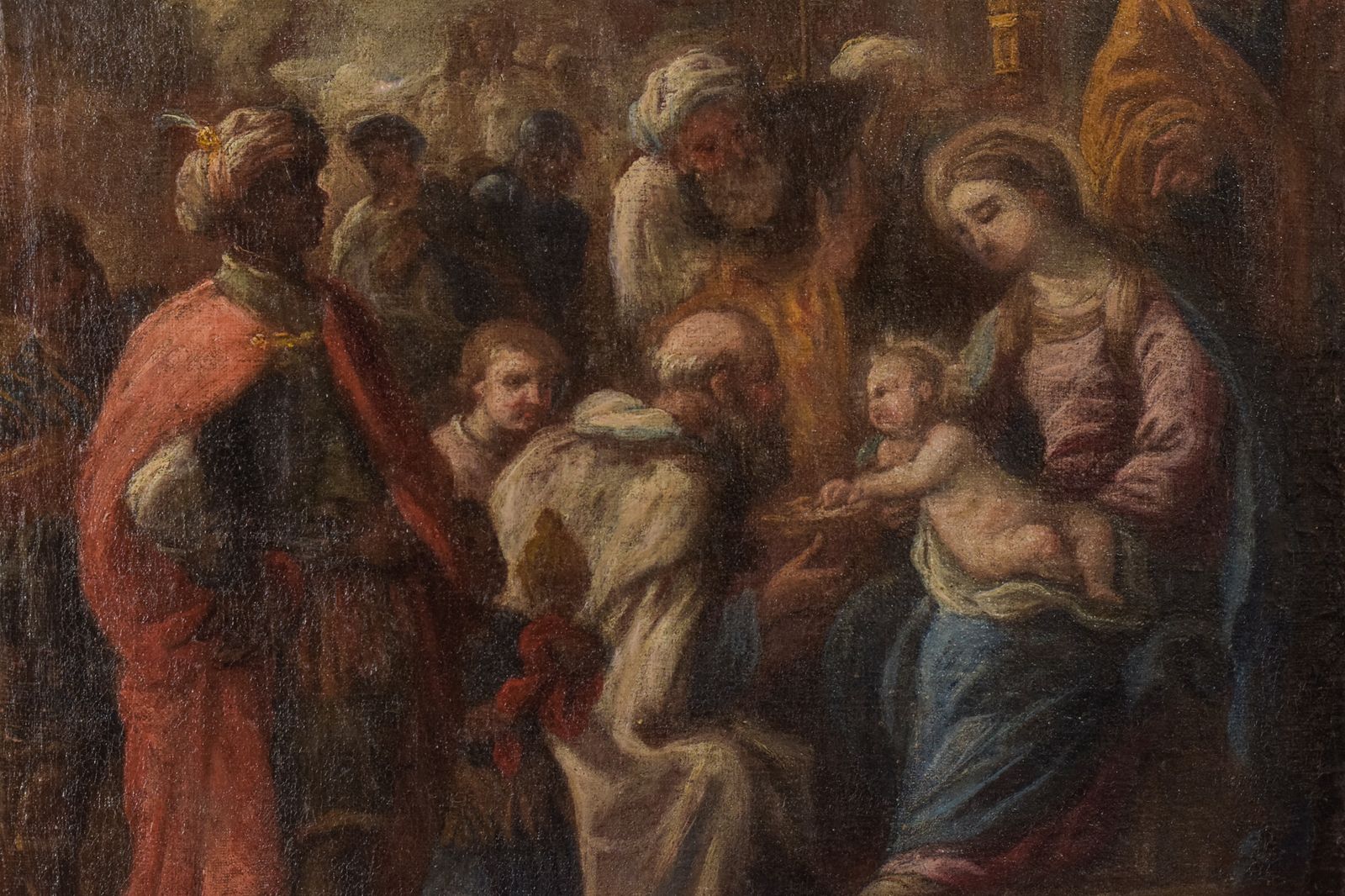 Old Master Painting   Nativity Of Jesus photo for sale