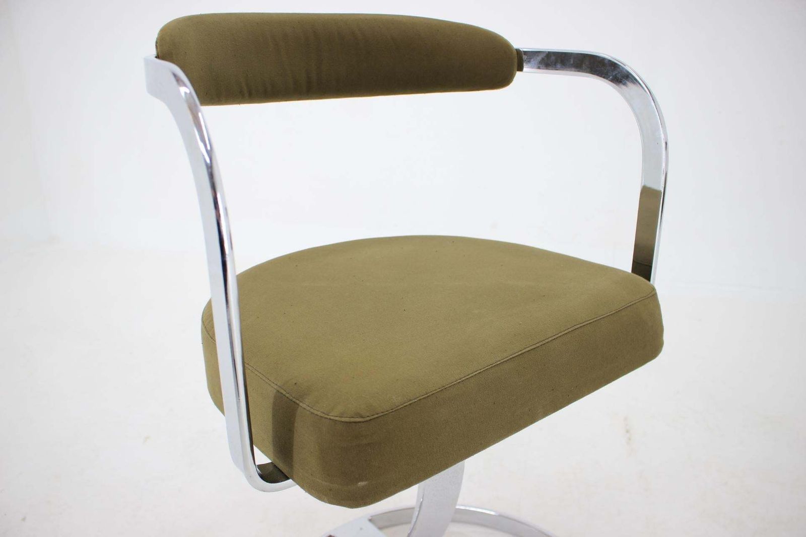 Pair Of Two Very Special French Mid Century Space Age Dining Chairs   1960s photo buy