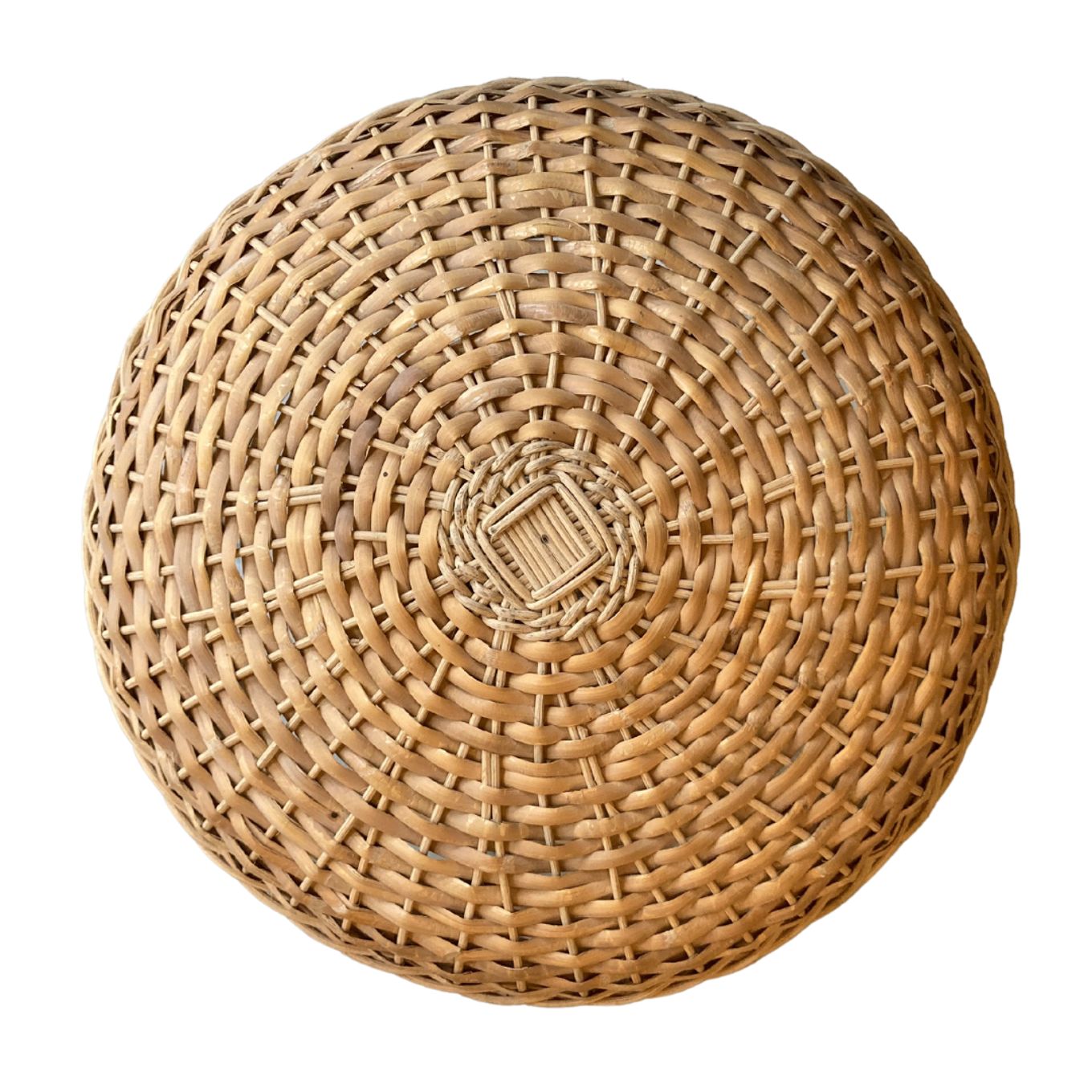 photo furniture Rattan Wicker Mushroom Table Lamp1960s 1970s