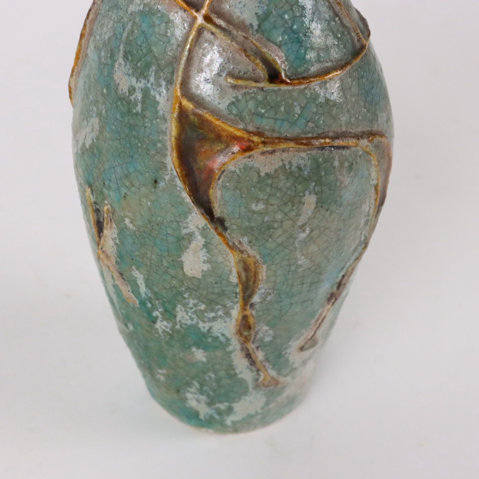 C. Zauli Vase Terracotta Italy 1950s photo 1060.0