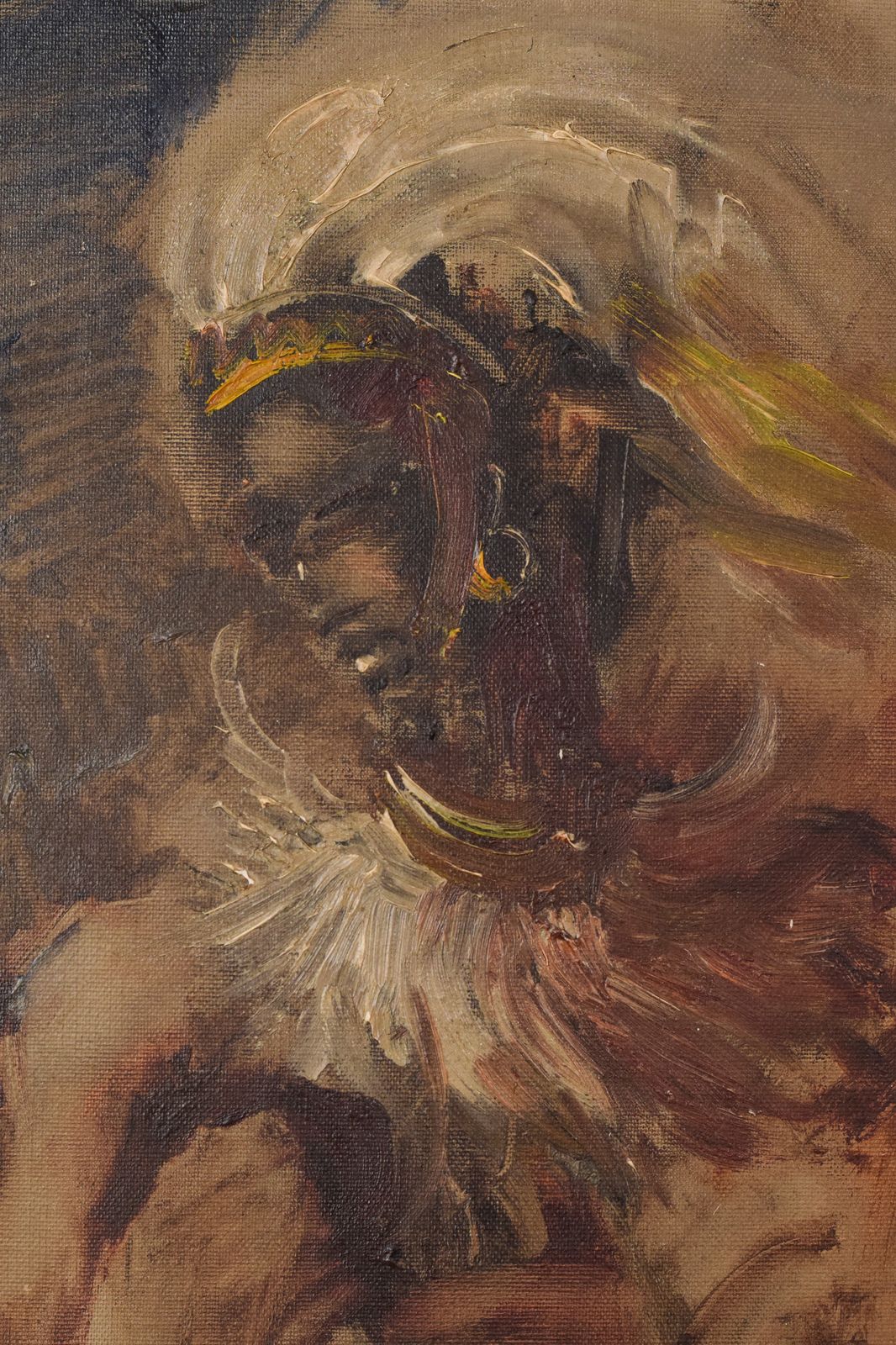 Afrikaanse Dansende Krijger Met Haan photo 1289.0