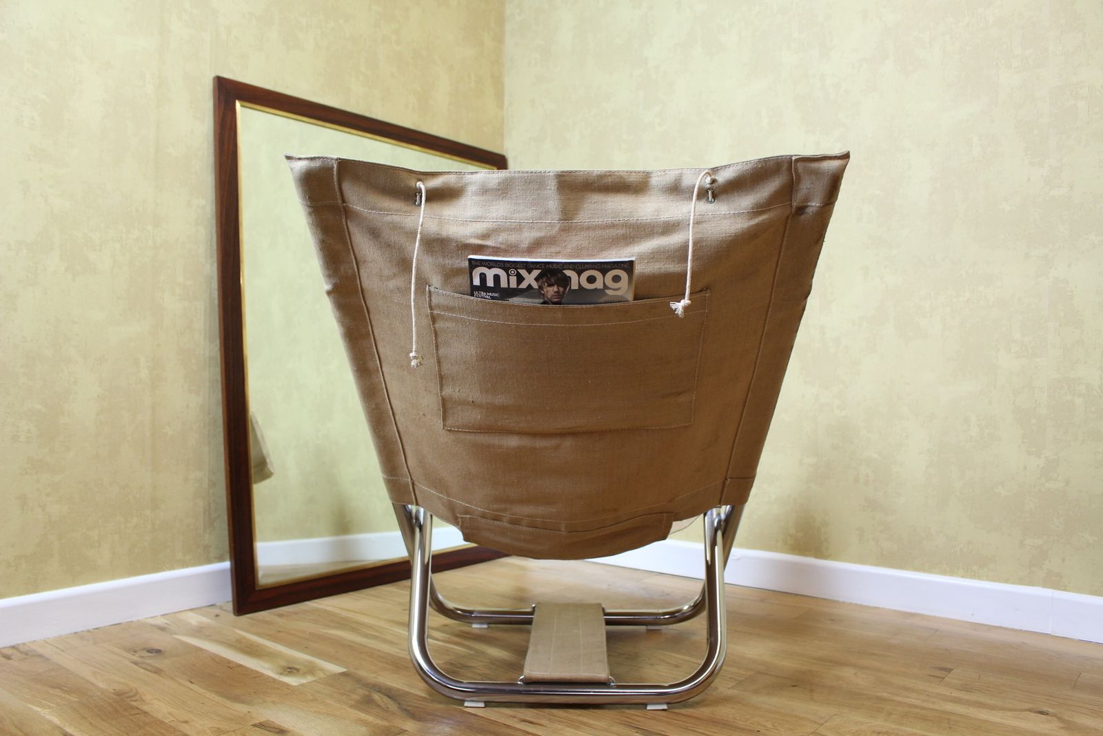 Lindau And Lindekrantz X75 Folding Chrome Garden /Beach Chair 1970’s photo 300.0