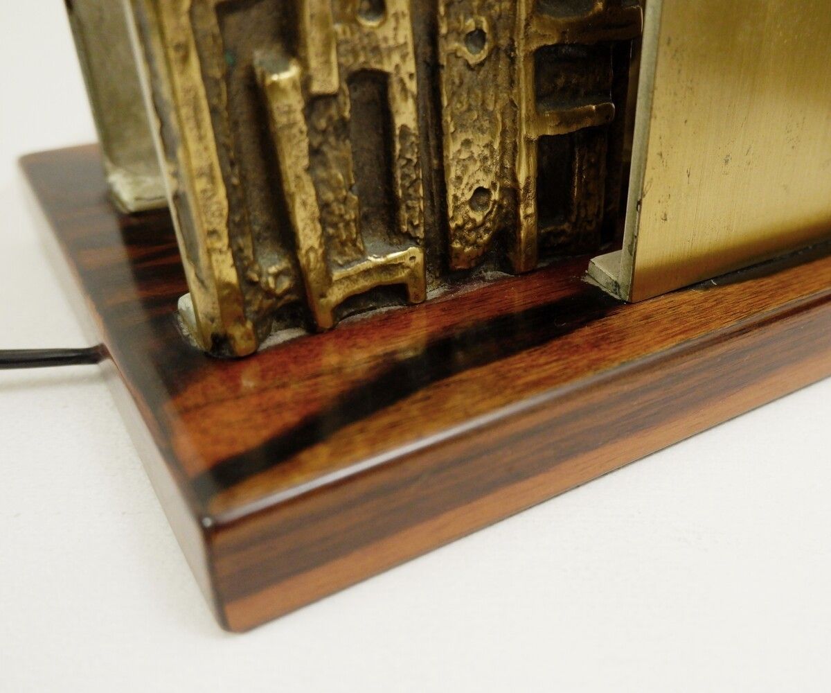 photo furniture Pair Of Italian Bronze Table Lamps By Luciano Frigerio