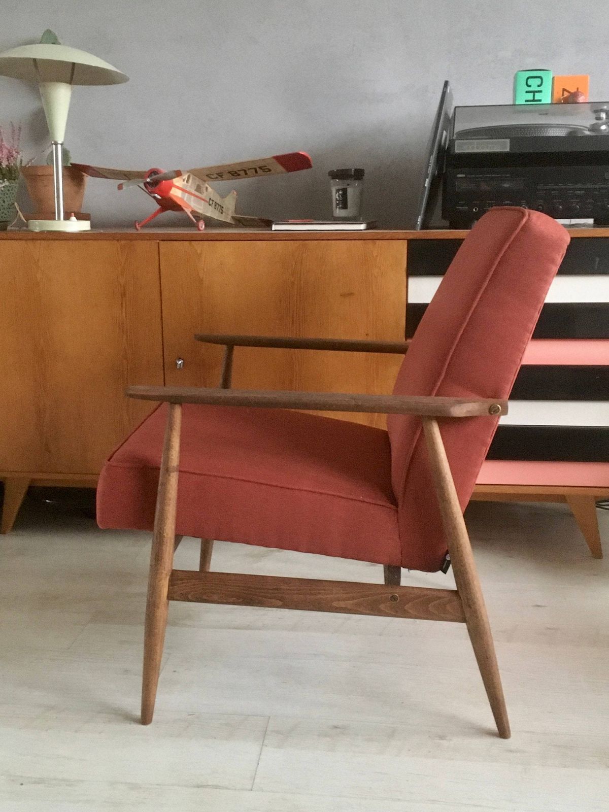 Vintage Polish Armchair 300 190 From Mid Century photo vinterior