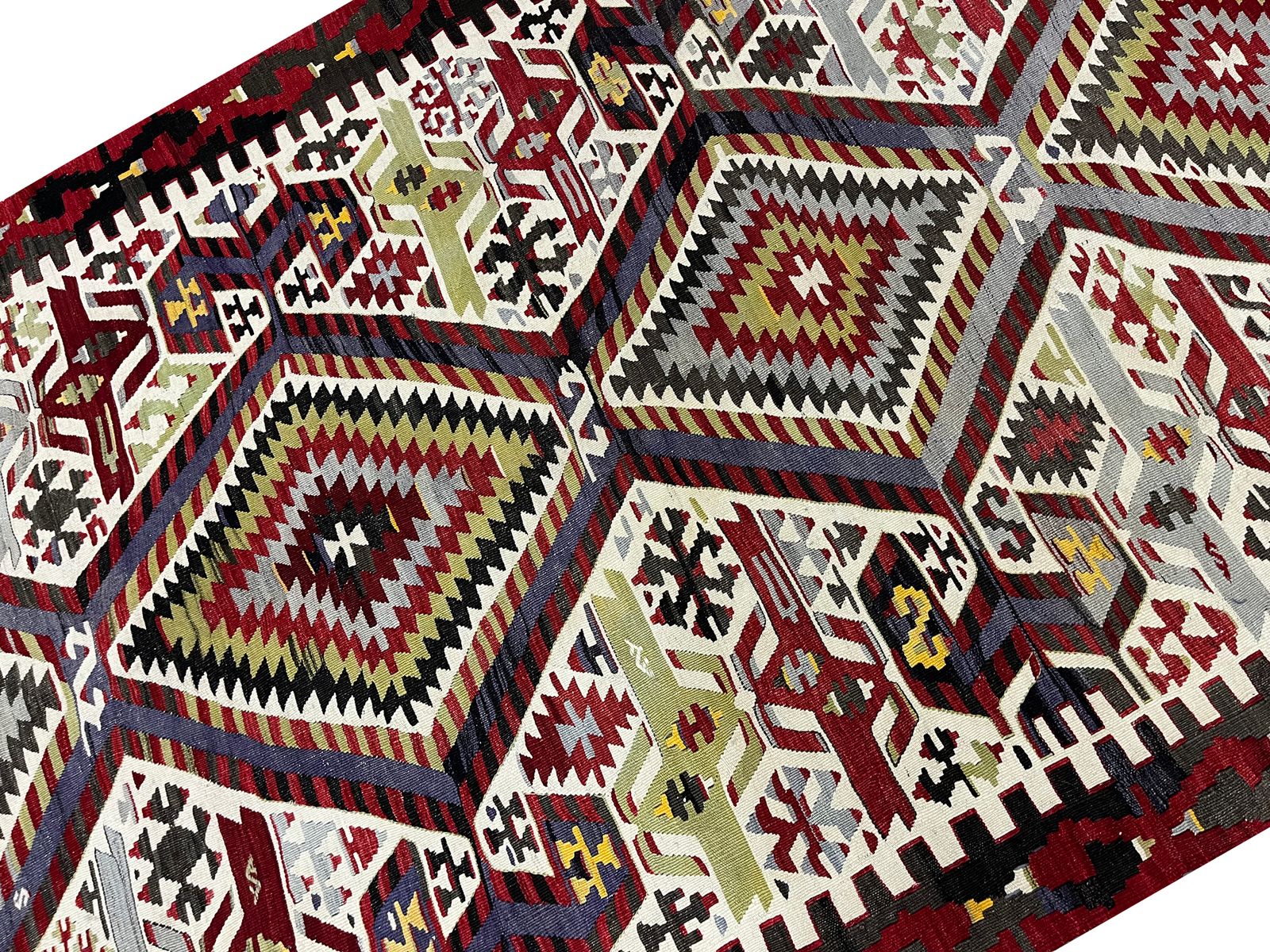 photo for sale Vintage Wool Turkish Kilim