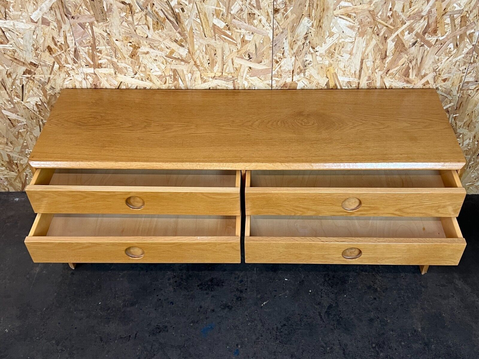 60s 70s Wardrobe Sideboard Chest Of Drawers Oak Vm Vildbjerg Danish Design photo buy