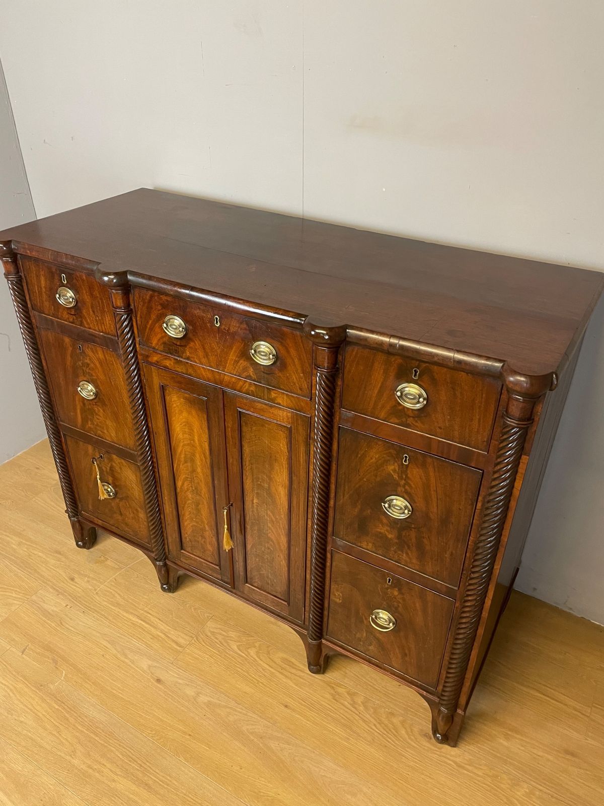 photo for sale Regency Flame Mahogany Sideboard
