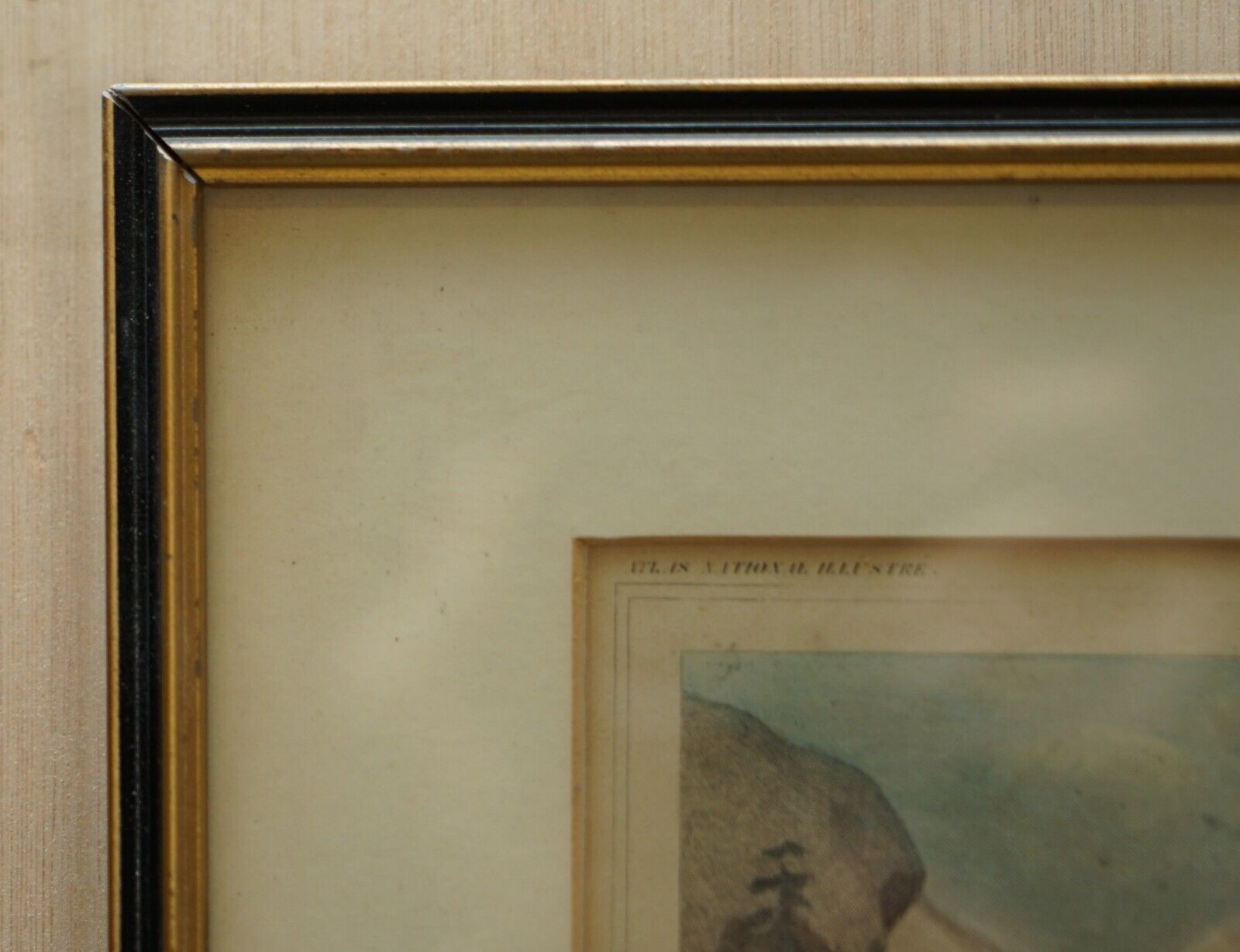 Fine Antique 1856 Hand Watercolour Map Of Dept Des Hautes Alpes By Levasseur's photo for sale