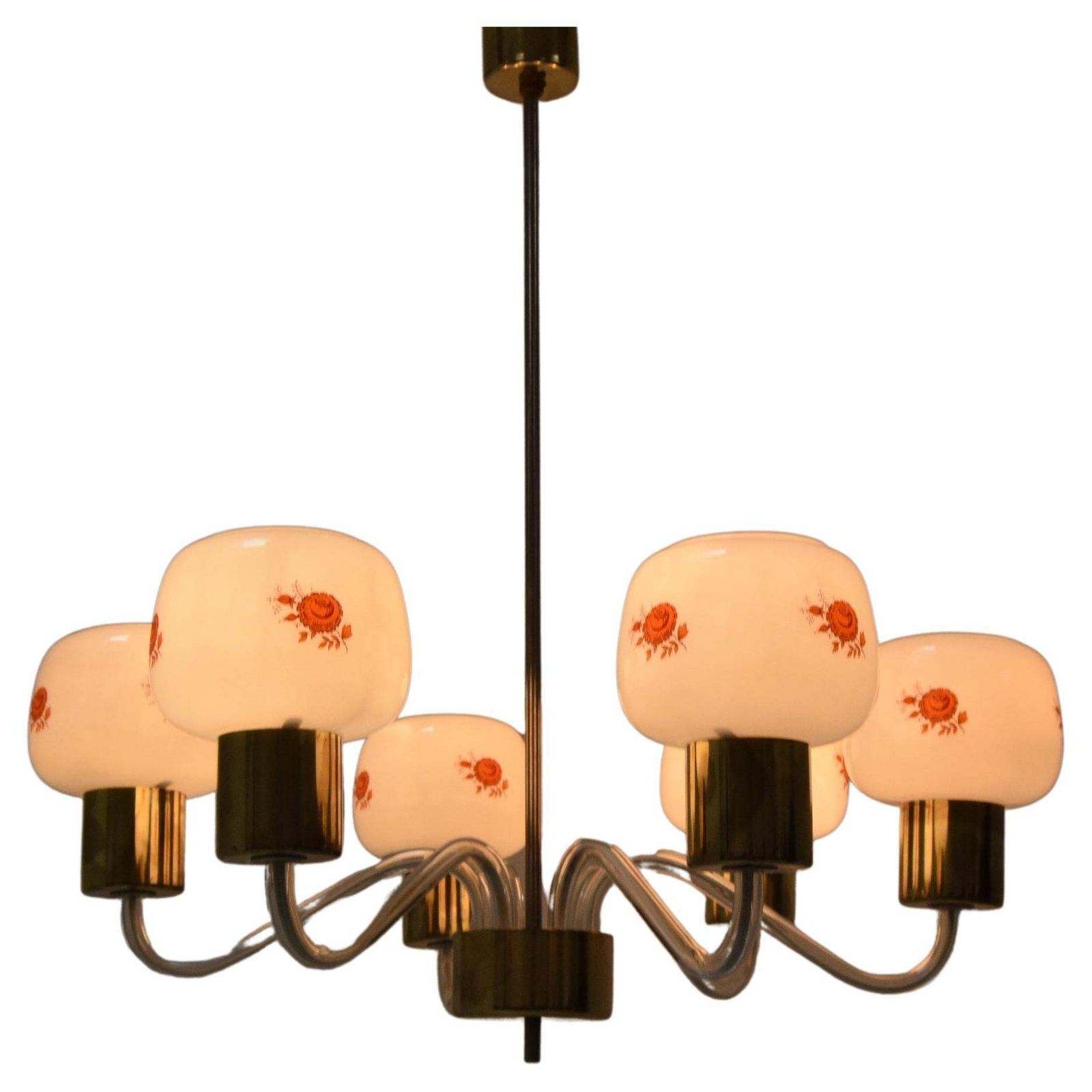 Mid Century Chandelier/Kamenicky Senov,1970's.
